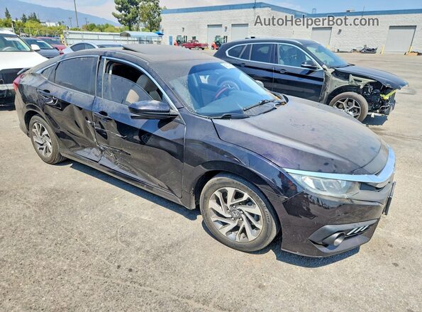 2HGFC2F76JH536337 2018 HONDA CIVIC Black Առջևի աջ