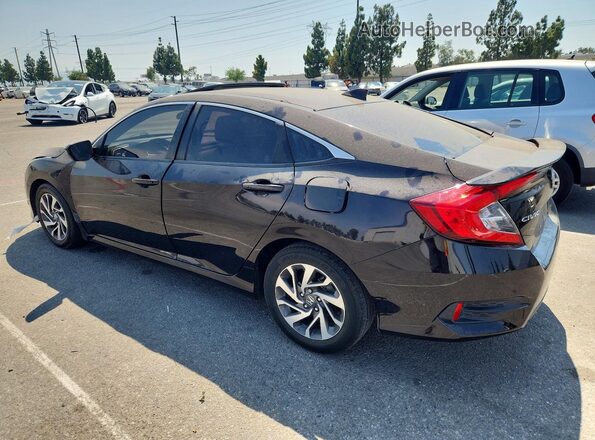2HGFC2F76JH536337 2018 HONDA CIVIC Black Հետևի ձախ