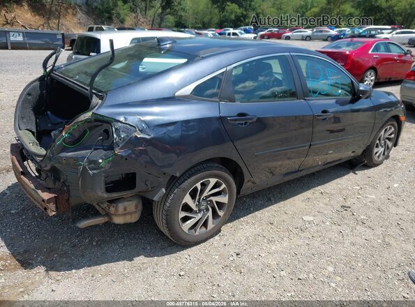 2HGFC2F76JH538881 2018 HONDA CIVIC Navy Задняя правая четверть