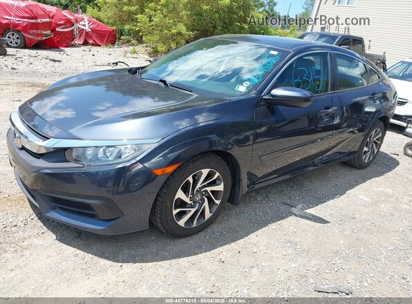 2HGFC2F76JH538881 2018 HONDA CIVIC Navy Передняя левая четверть