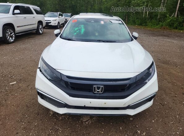 2HGFC2F76KH004667 2019 HONDA CIVIC White წინა ხედი