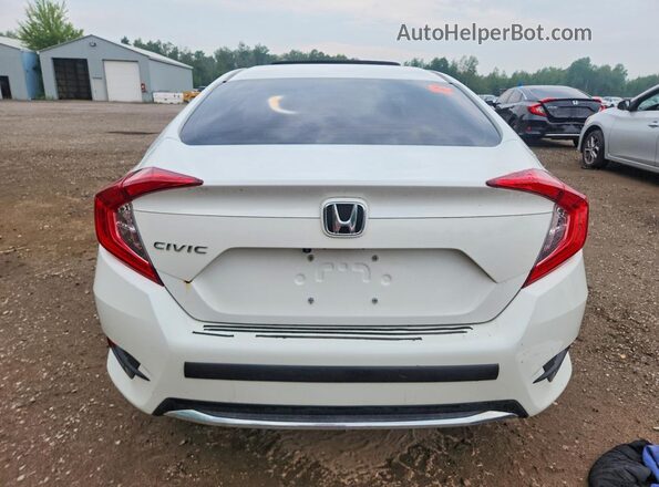 2HGFC2F76KH004667 2019 HONDA CIVIC White უკანა ხედი