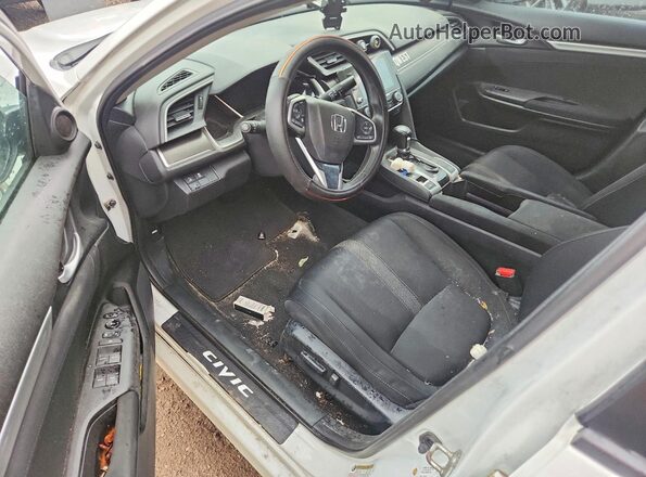 2HGFC2F76KH004667 2019 HONDA CIVIC White წინა პანელის ხედი
