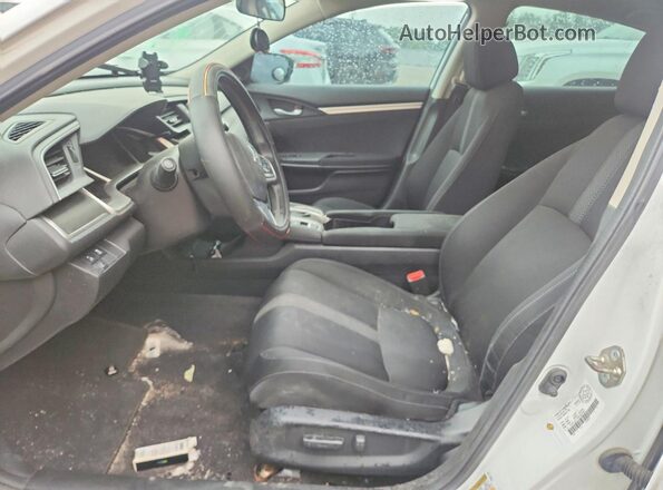 2HGFC2F76KH004667 2019 HONDA CIVIC White წინა სალონის ხედი