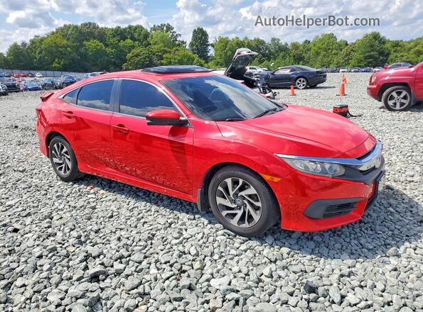 2HGFC2F77GH512797 2016 HONDA CIVIC Red Front right