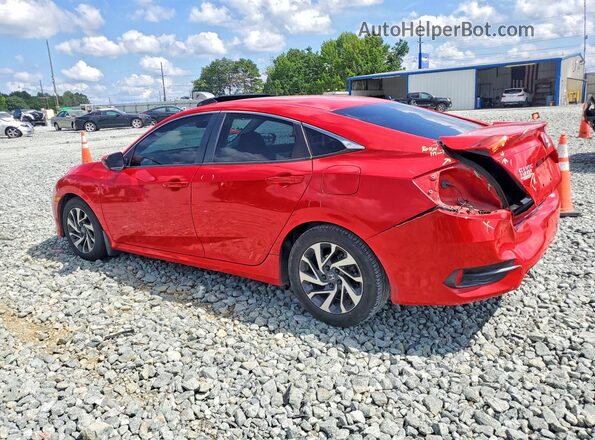 2HGFC2F77GH512797 2016 HONDA CIVIC Red Rear left