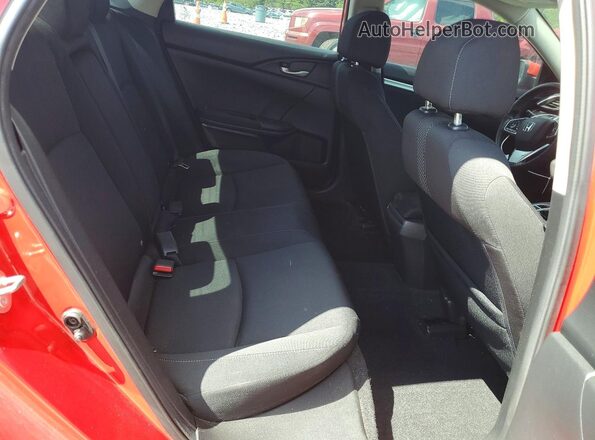 2HGFC2F77GH512797 2016 HONDA CIVIC Red Rear seats view