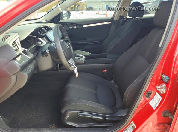 2HGFC2F77GH512797 2016 HONDA CIVIC Red Front interior view