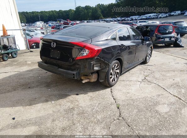 2HGFC2F77GH517501 2016 HONDA CIVIC Black Tył prawy