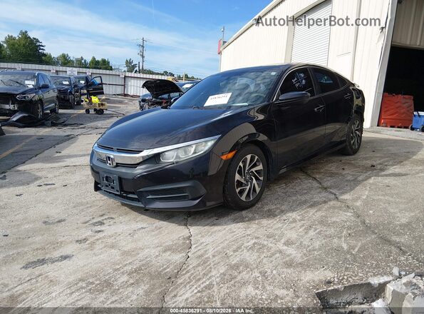 2HGFC2F77GH517501 2016 HONDA CIVIC Black Przód lewy