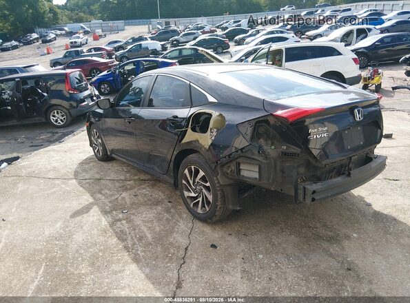 2HGFC2F77GH517501 2016 HONDA CIVIC Black Tył lewy
