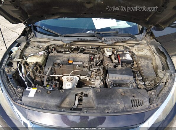 2HGFC2F77GH517501 2016 HONDA CIVIC Black Widok z tyłu