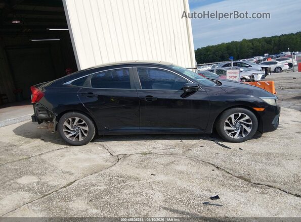 2HGFC2F77GH517501 2016 HONDA CIVIC Black Widok wnętrza z tyłu