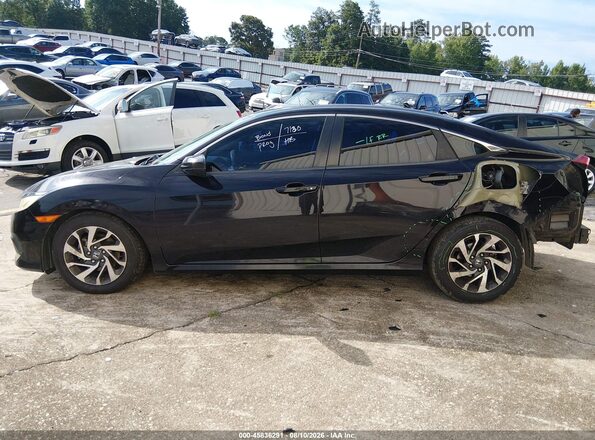 2HGFC2F77GH517501 2016 HONDA CIVIC Black Widok wnętrza 360 stopni