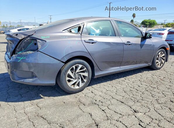 2HGFC2F77GH561384 2016 HONDA CIVIC Gray უკანა მარჯვენა