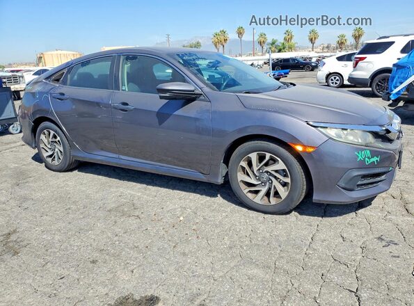 2HGFC2F77GH561384 2016 HONDA CIVIC Gray წინა მარჯვენა