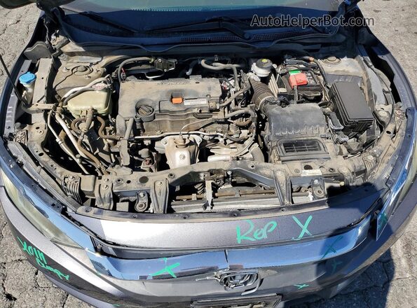 2HGFC2F77GH561384 2016 HONDA CIVIC Gray უკანა სალონის ხედი