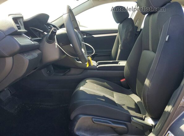 2HGFC2F77GH561384 2016 HONDA CIVIC Gray წინა სალონის ხედი