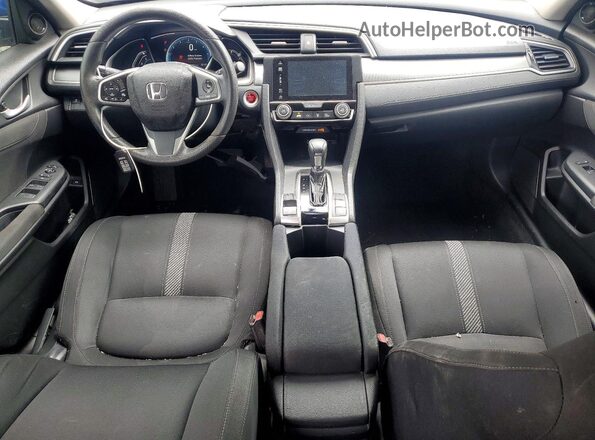 2HGFC2F77HH525387 2017 HONDA CIVIC Blue Widok deski rozdzielczej