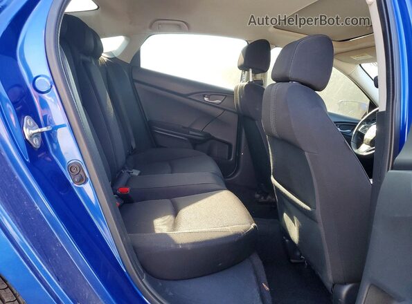 2HGFC2F77HH525387 2017 HONDA CIVIC Blue Widok tylnych siedzeń