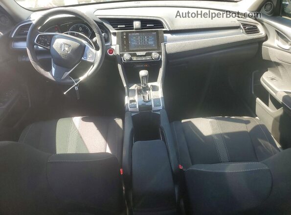 2HGFC2F77HH562309 2017 HONDA CIVIC Black Dashboard view