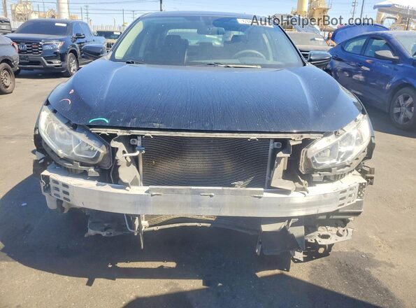 2HGFC2F77HH562309 2017 HONDA CIVIC Black Front view