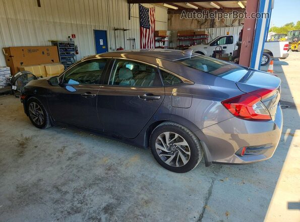 2HGFC2F77HH567350 2017 HONDA CIVIC Gray Rear left