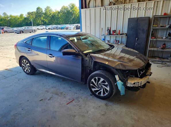 2HGFC2F77HH567350 2017 HONDA CIVIC Gray Front right
