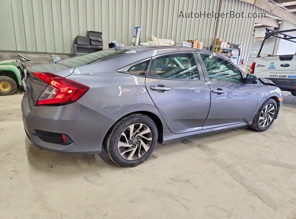 2HGFC2F77JH513083 2018 HONDA CIVIC Gray Հետևի աջ