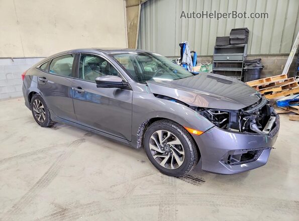 2HGFC2F77JH513083 2018 HONDA CIVIC Gray Առջևի աջ