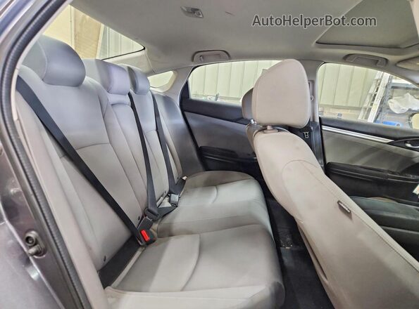 2HGFC2F77JH513083 2018 HONDA CIVIC Gray Հետևի նստատեղերի տեսք