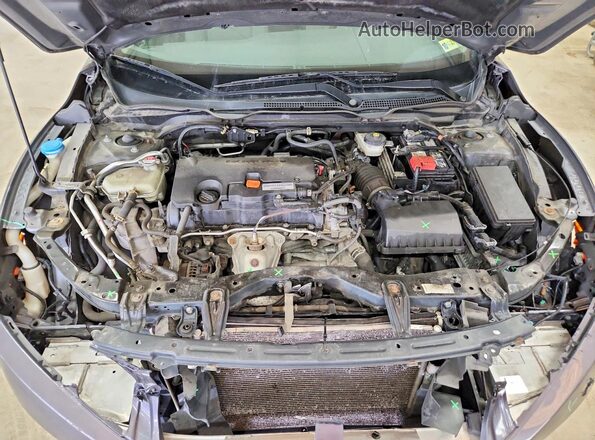 2HGFC2F77JH513083 2018 HONDA CIVIC Gray Սալոնի հետևի տեսք