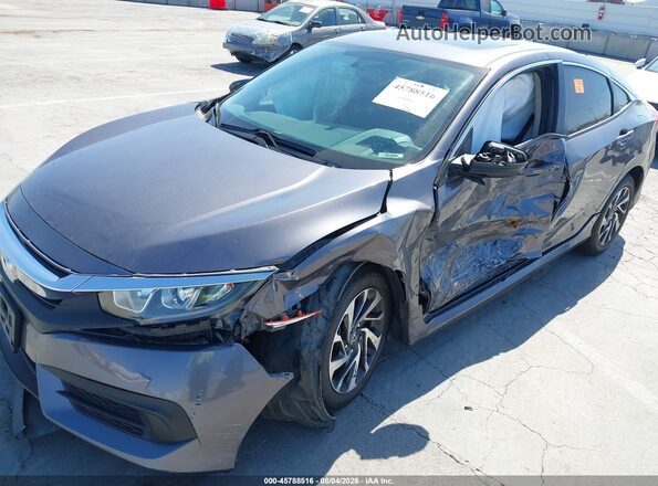 2HGFC2F77JH535214 2018 HONDA CIVIC Gray Front view
