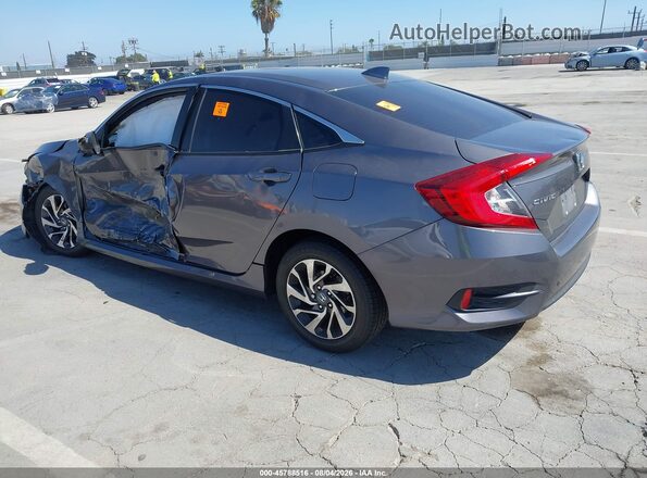 2HGFC2F77JH535214 2018 HONDA CIVIC Gray Rear left