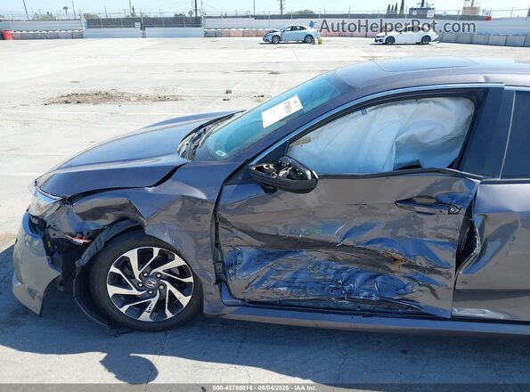2HGFC2F77JH535214 2018 HONDA CIVIC Gray Instrument cluster view