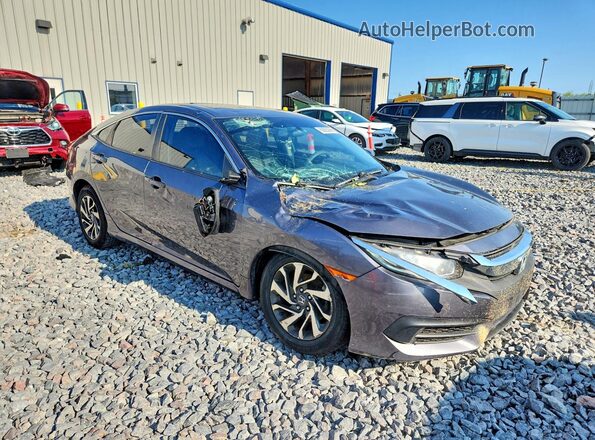 2HGFC2F77JH540669 2018 HONDA CIVIC Gray Առջևի աջ