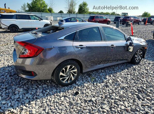 2HGFC2F77JH540669 2018 HONDA CIVIC Gray Հետևի աջ