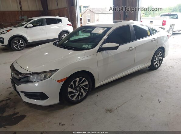2HGFC2F77JH554359 2018 HONDA CIVIC White Przód lewy