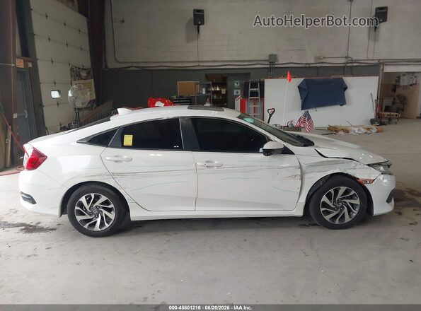 2HGFC2F77JH554359 2018 HONDA CIVIC White Widok wnętrza z tyłu