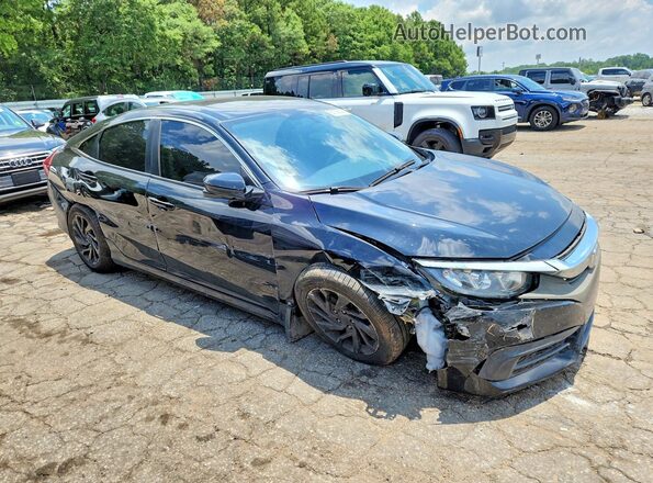 2HGFC2F77JH581965 2018 HONDA CIVIC Black Передня права чверть