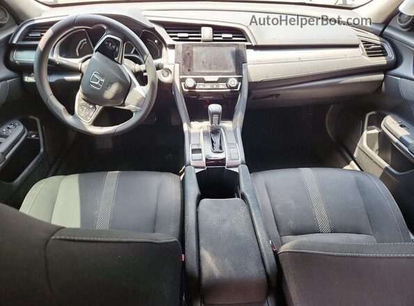 2HGFC2F77JH581965 2018 HONDA CIVIC Black Вид панелі приладів