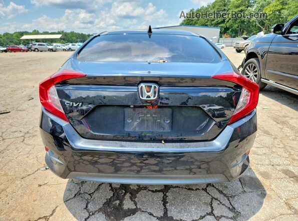 2HGFC2F77JH581965 2018 HONDA CIVIC Black Вид ззаду