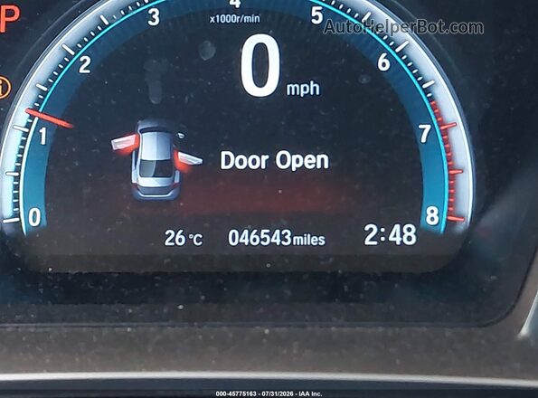 2HGFC2F77KH006170 2019 HONDA CIVIC Белый 