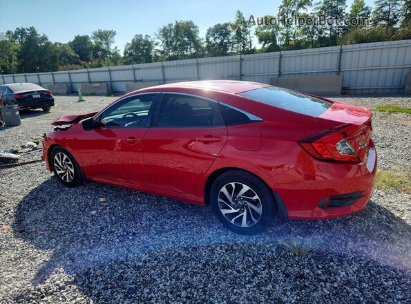 2HGFC2F78GH561510 2016 HONDA CIVIC Красный Задняя левая четверть