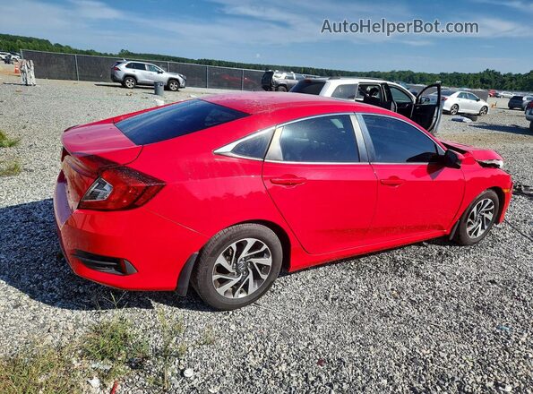2HGFC2F78GH561510 2016 HONDA CIVIC Красный Задняя правая четверть