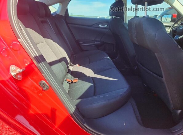 2HGFC2F78GH561510 2016 HONDA CIVIC Красный Вид задних сидений