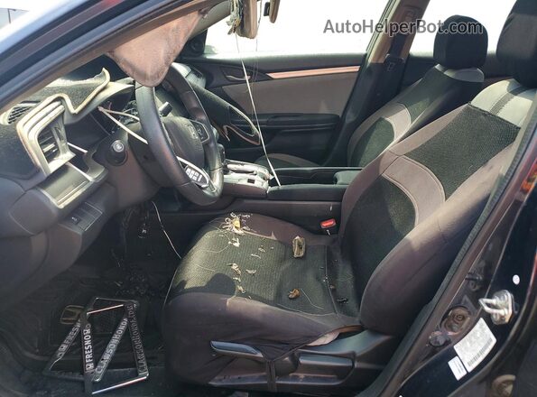 2HGFC2F78HH555417 2017 HONDA CIVIC Charcoal Widok wnętrza z przodu