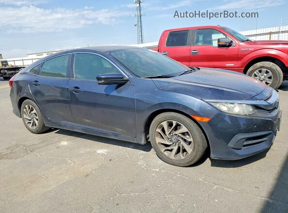 2HGFC2F78HH555417 2017 HONDA CIVIC Charcoal Przód prawy