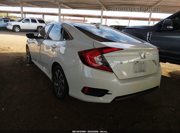 2HGFC2F78JH505140 2018 HONDA CIVIC White Trasero izquierdo