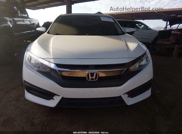 2HGFC2F78JH505140 2018 HONDA CIVIC White Vista del cuadro de instrumentos